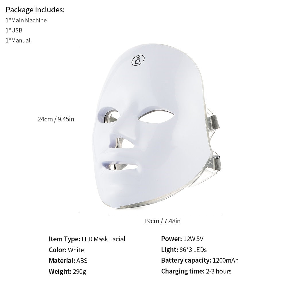 MyMaskUp™ Wireless LED Face Mask